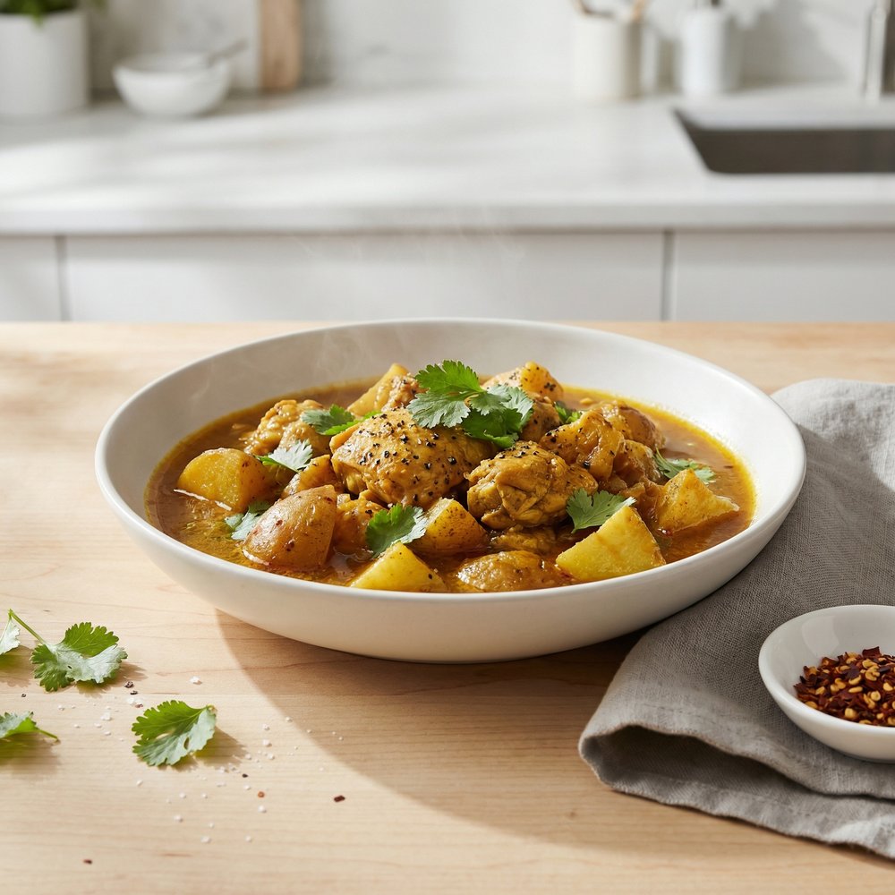 Curried Chicken with Potatoes