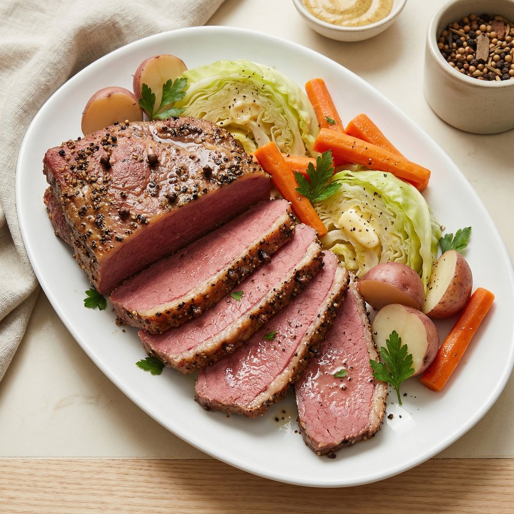 Bold, Tender Corned Beef Supper