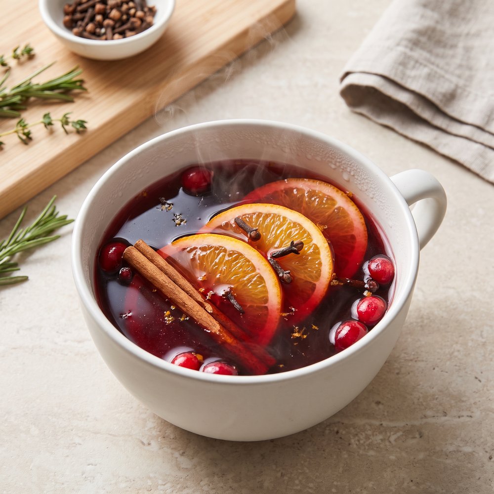 Spiced Cranberry Mulled Drink