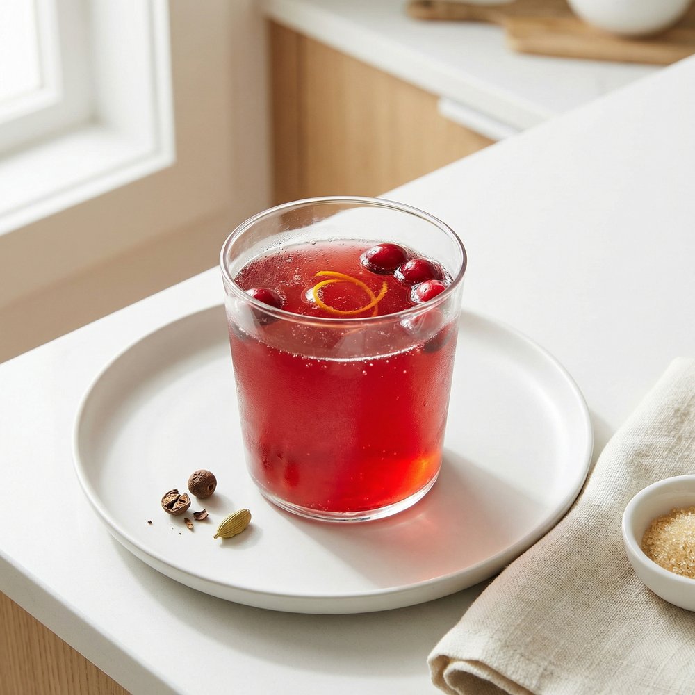 Spiced Cranberry Drinking Vinegar