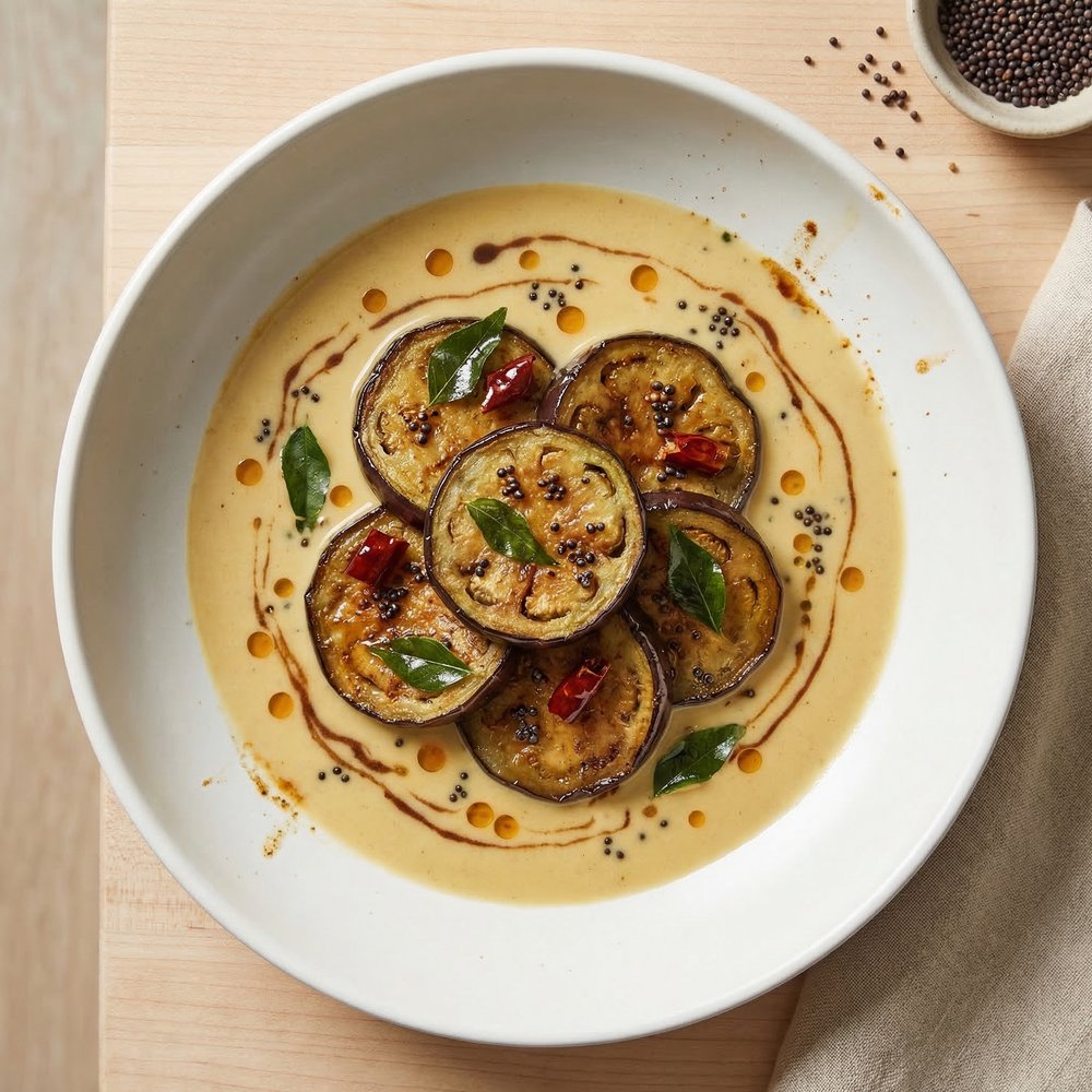 Brinjal (Eggplant) in Coconut Milk