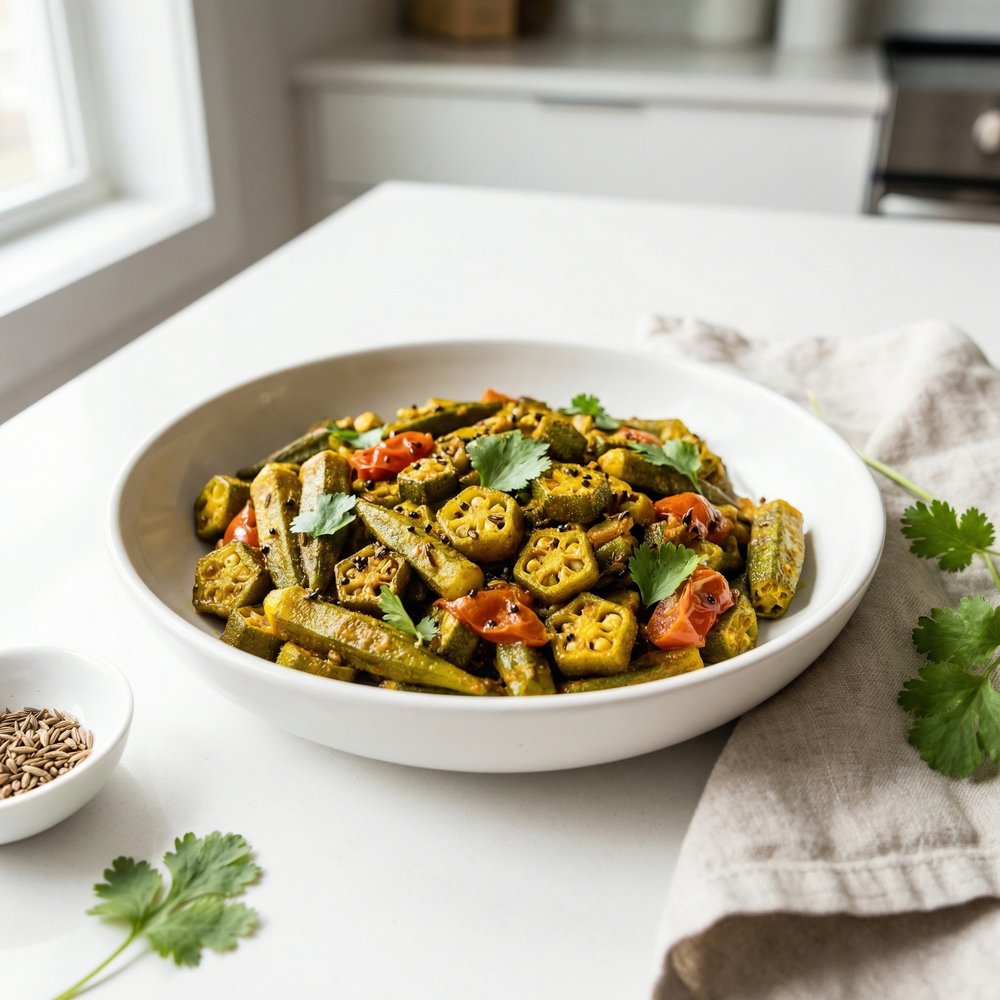 Quick and Easy Indian-Style Okra