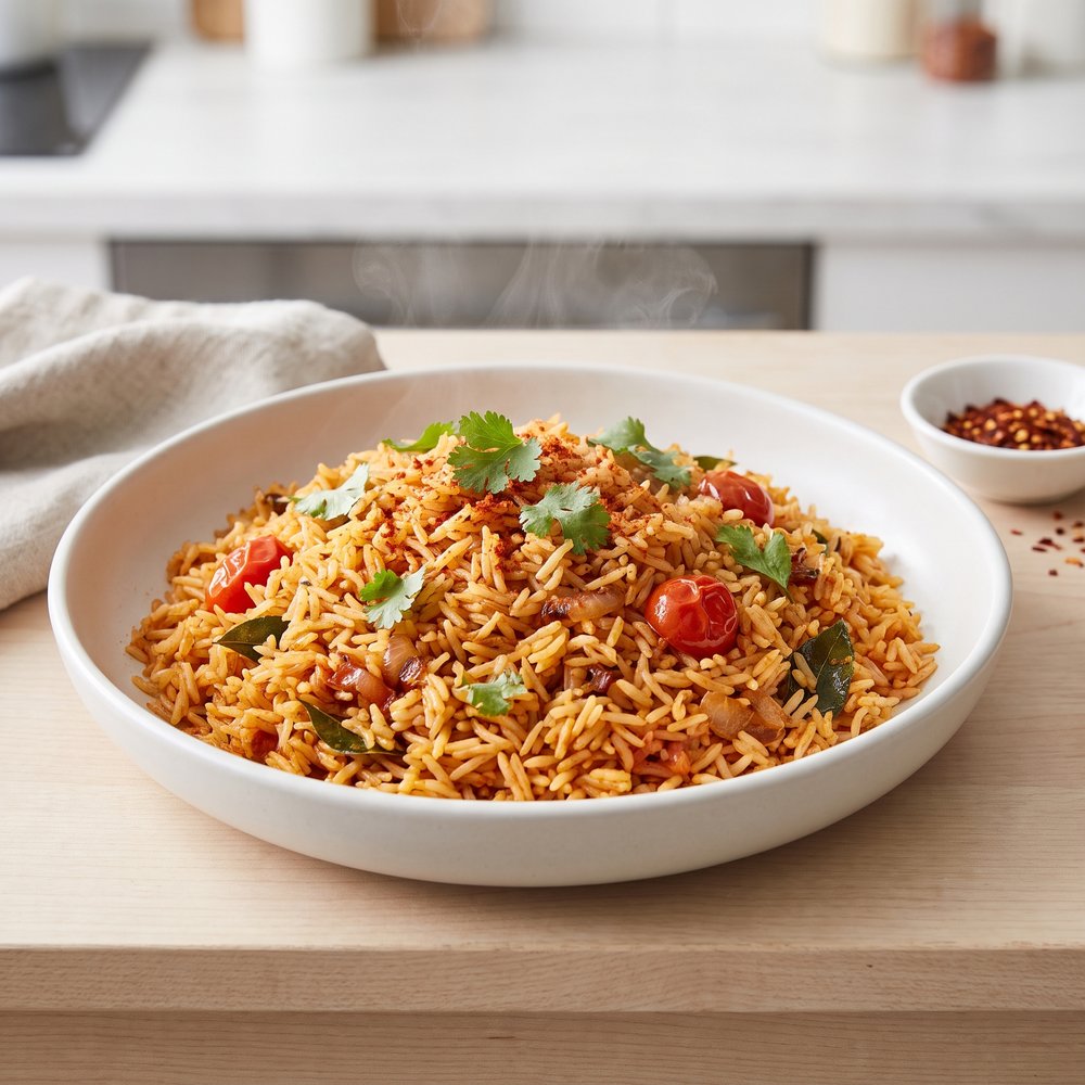 Spiced Indian Tomato Basmati Rice