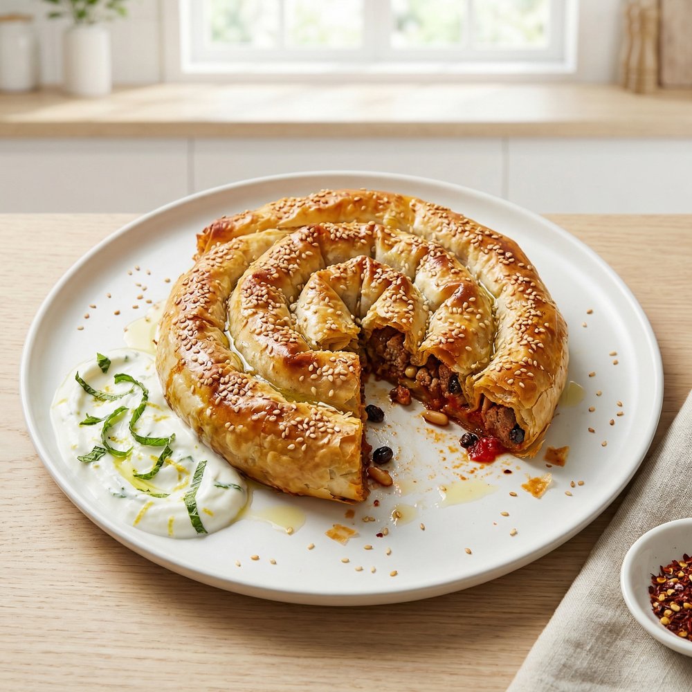 Spiced Lamb Phyllo Börek