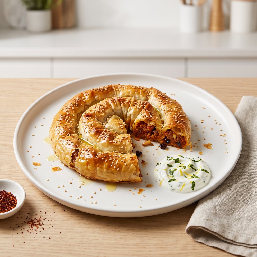 Spiced Lamb Phyllo Börek