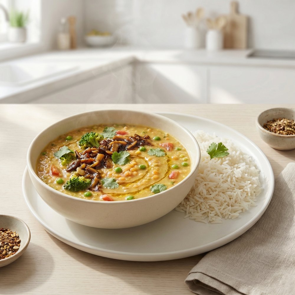 Masoor Dal with Red Split Lentils