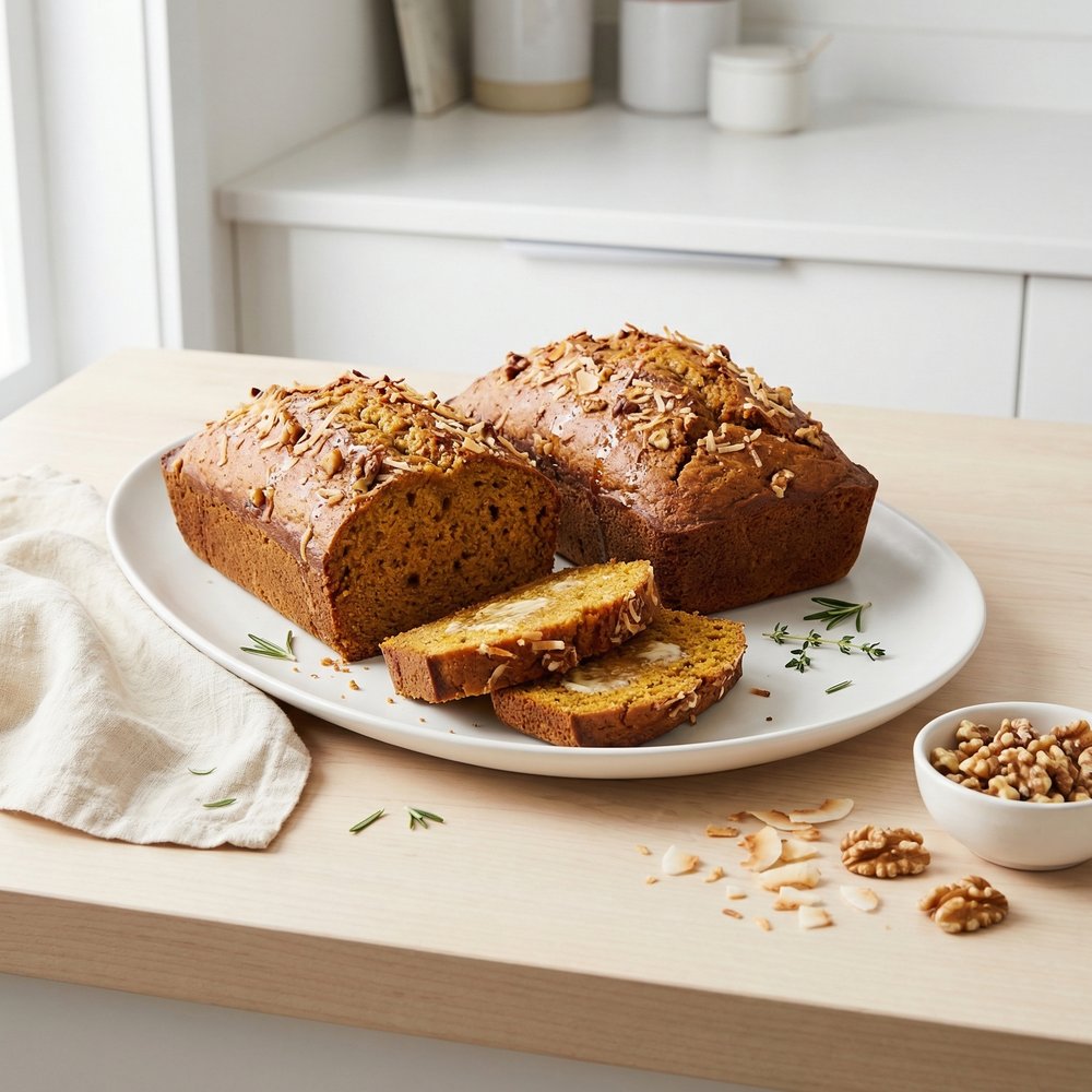 Pumpkin Coconut Bread