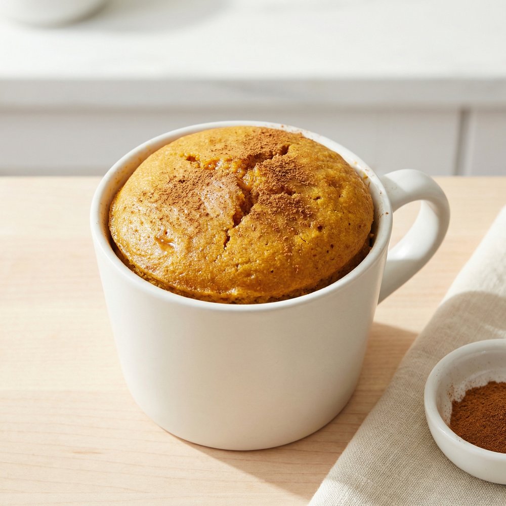 Single-Serve Pumpkin Pie Mug Cake