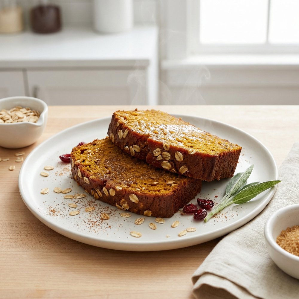 Pumpkin Oat Bread
