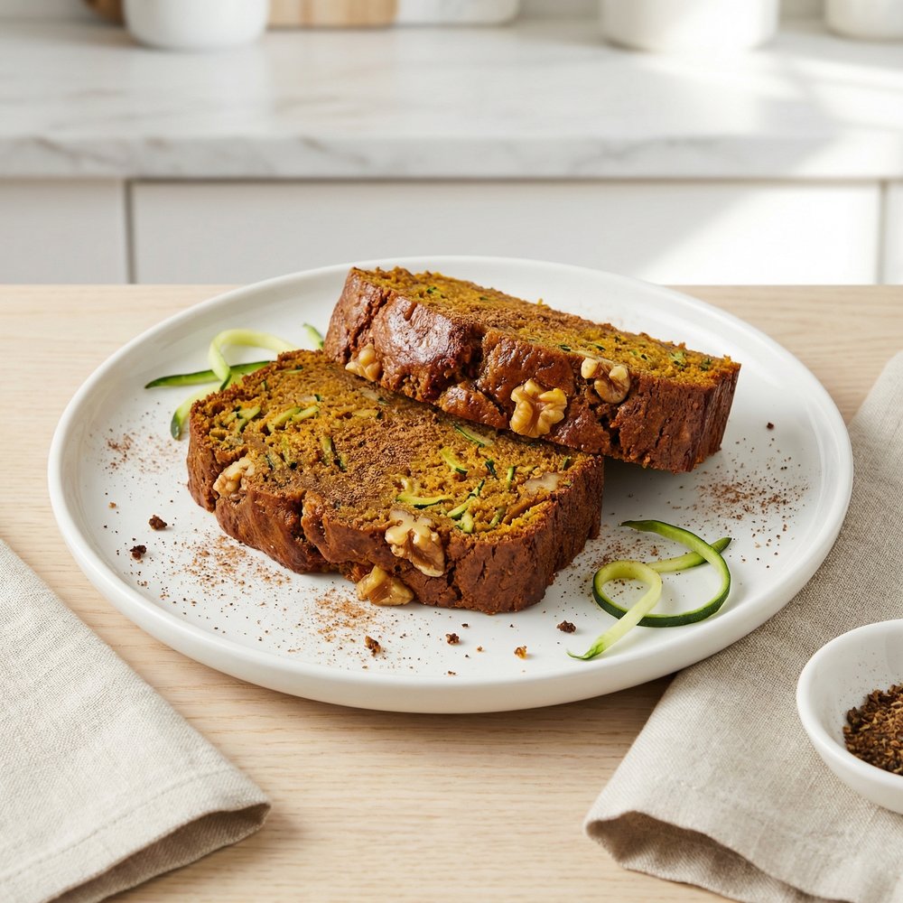 Spiced Pumpkin and Zucchini Loaf