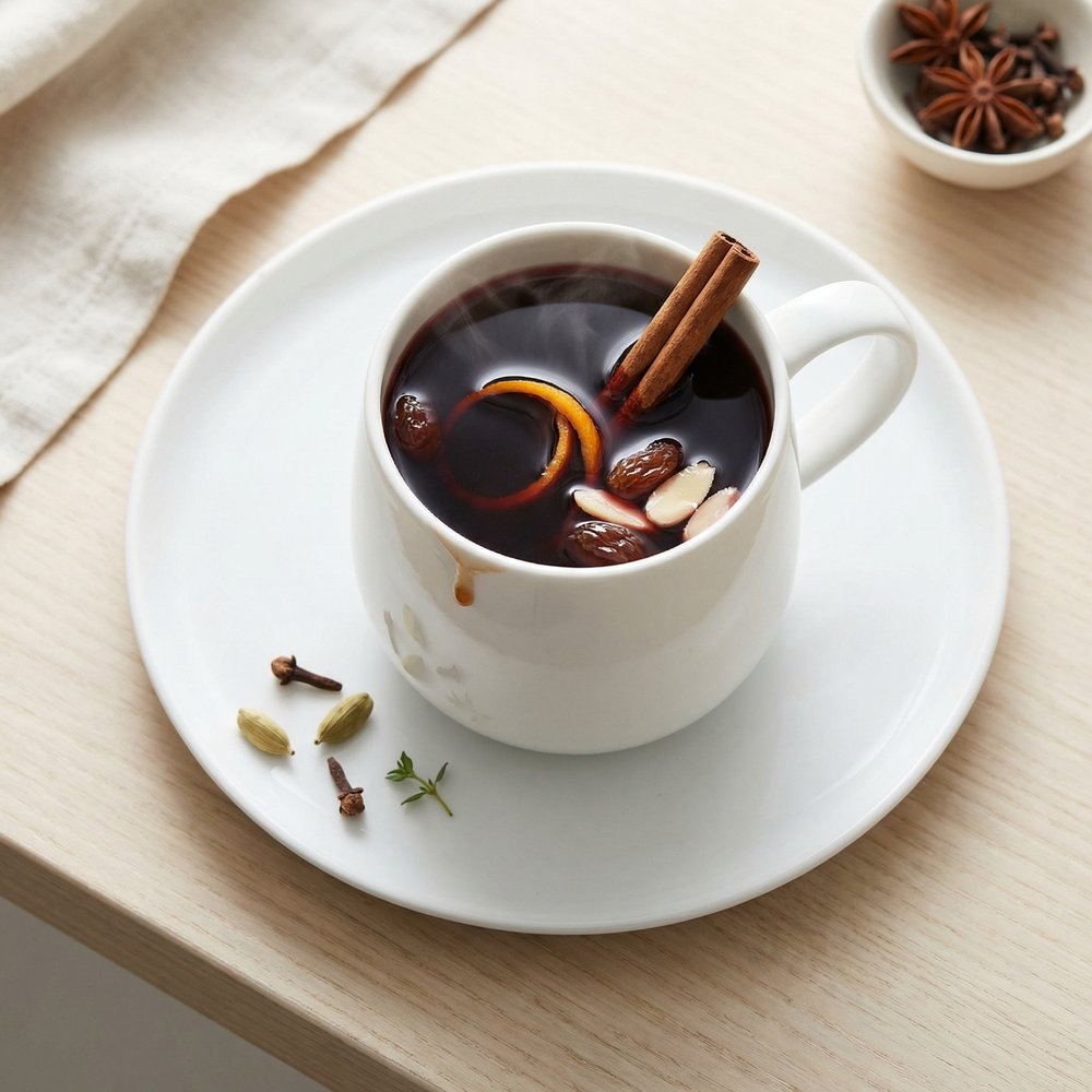 Traditional Swedish Glögg (Spiced Mulled Wine)