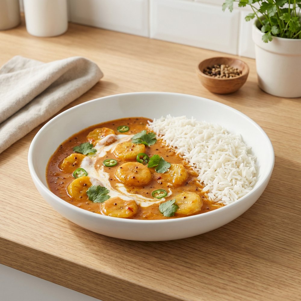 Fiery Banana Curry
