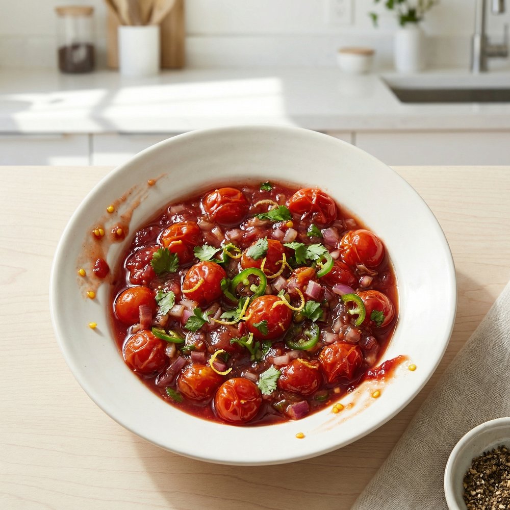 Mozambican Cherry Tomato Chutney