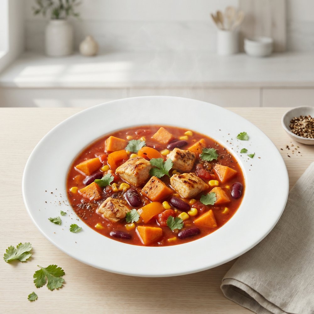 Fiery Chicken & Sweet Potato Stew
