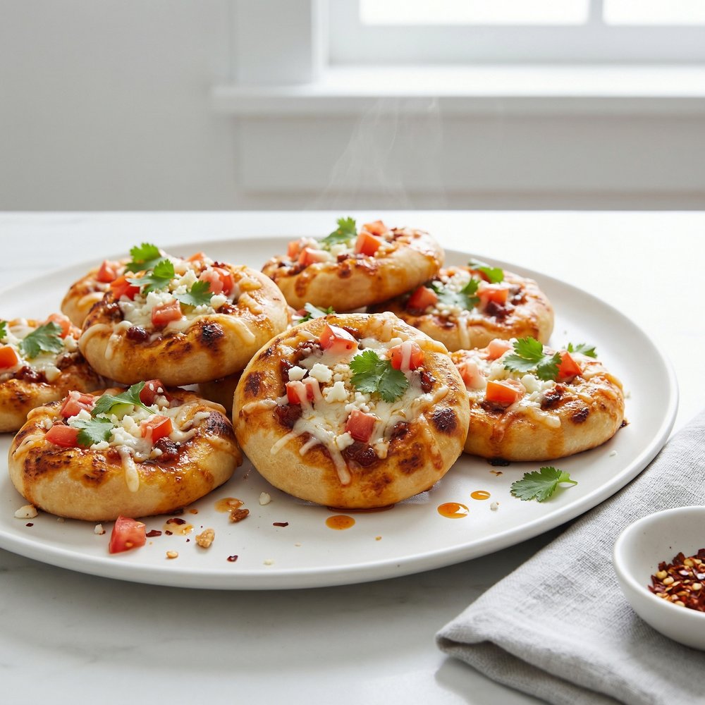 Mini Chorizo Pizza Rounds