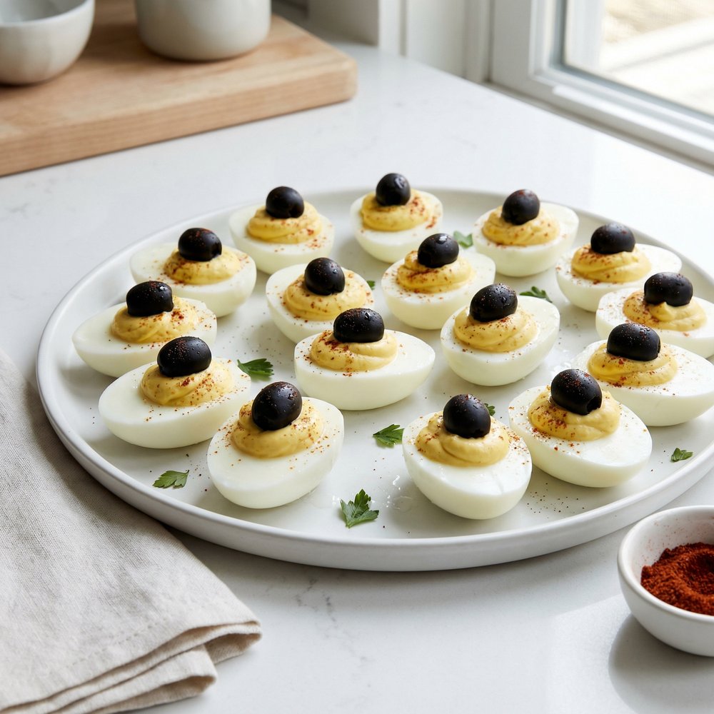 Fiery Deviled Eggs
