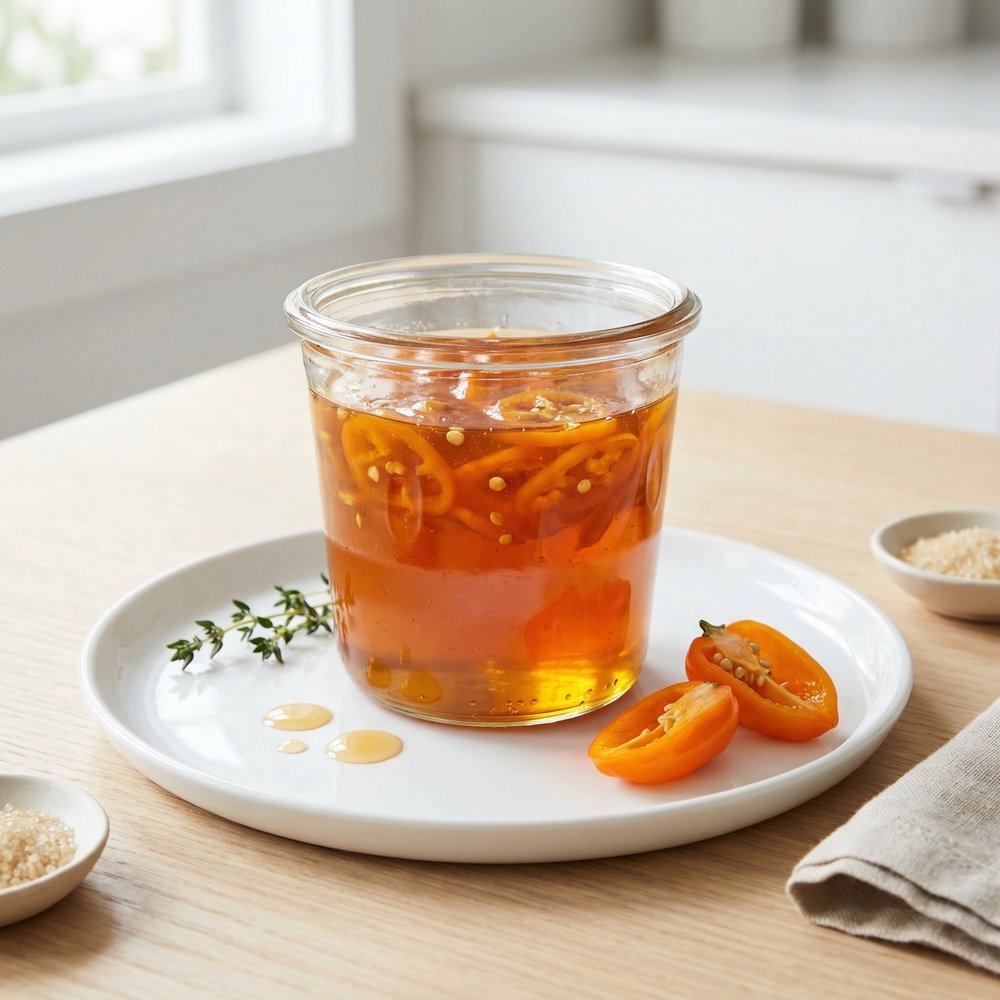 Habanero-Infused Simple Syrup