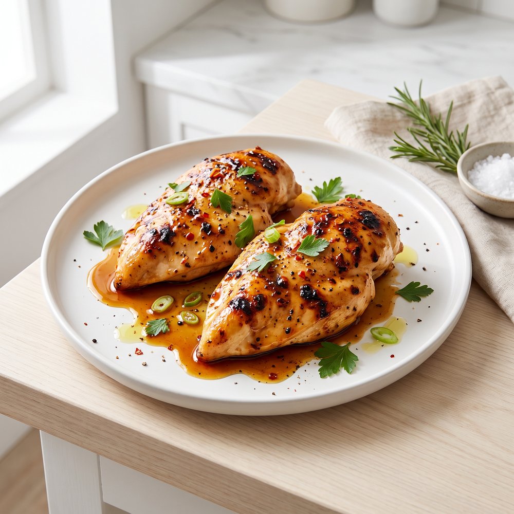 Spicy Hot-Honey Glazed Chicken