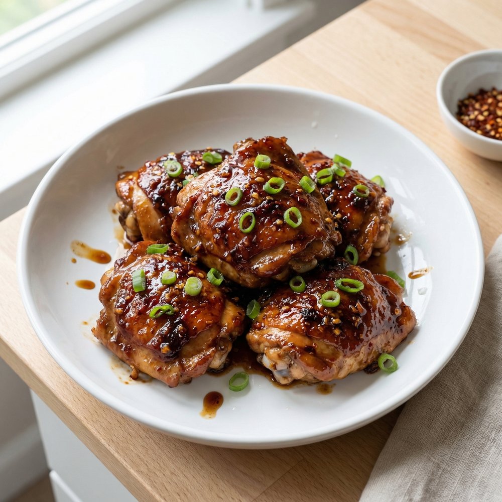 Spicy Hunan Chicken Thigh Stir-Fry