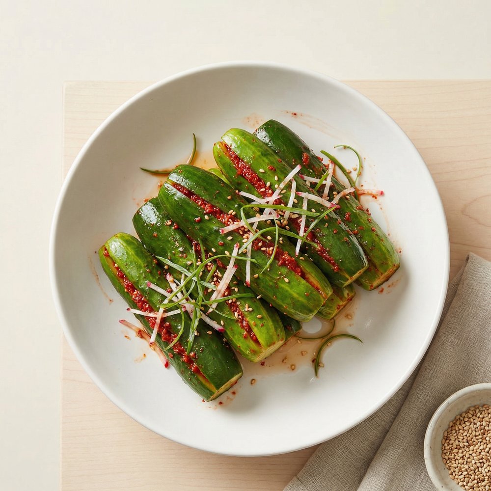Oi Sobagi (Korean Cucumber Kimchi)