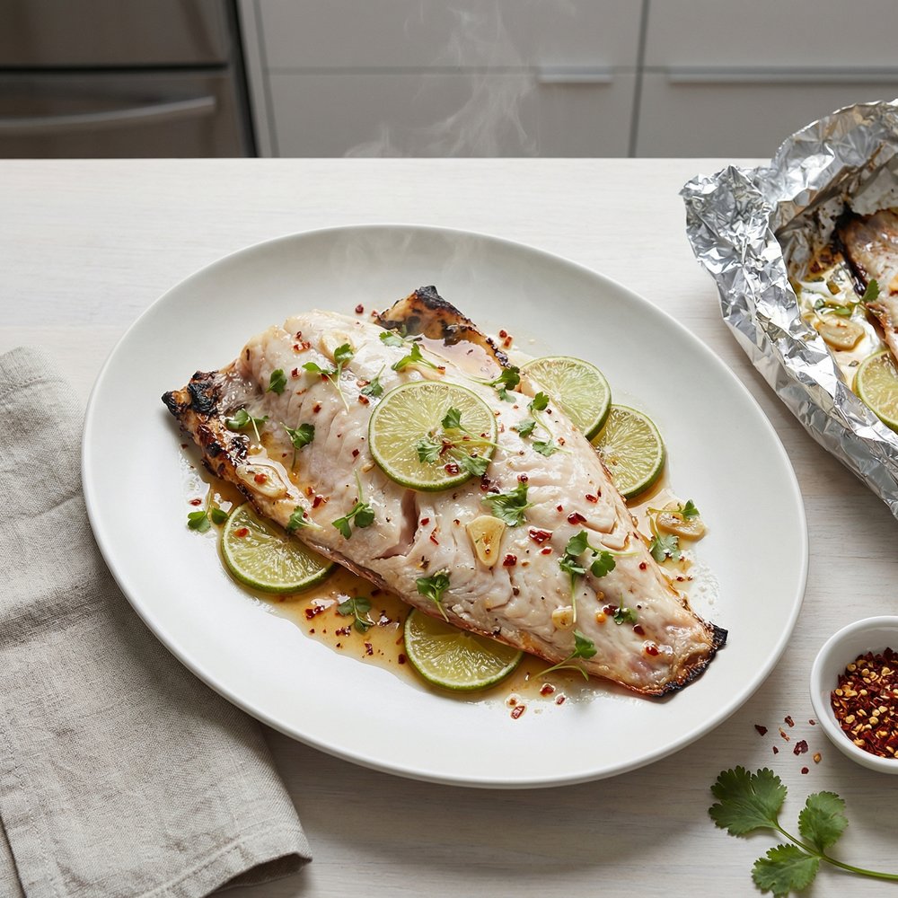Bright and Spiced Red Snapper