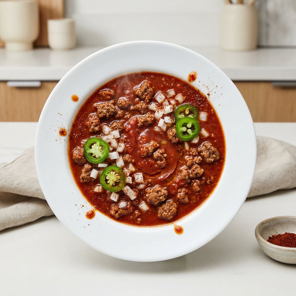 Spicy Slow-Cooked Beanless Chili