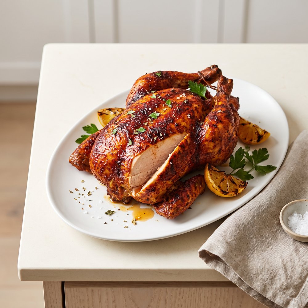 Spicy Rapid Roast Chicken