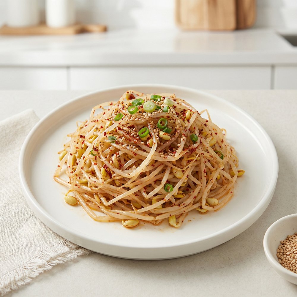 Kongnamul (Korean Seasoned Soybean Sprouts)