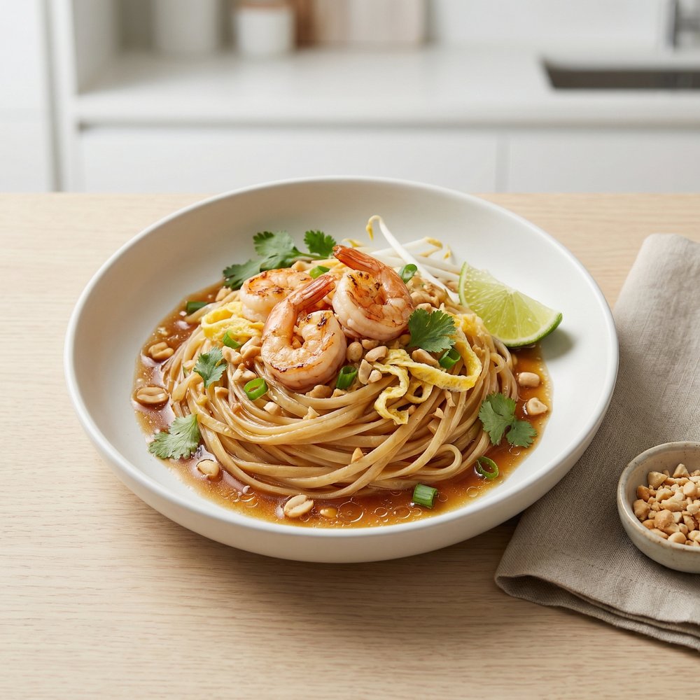 Spicy Shrimp Pad Thai