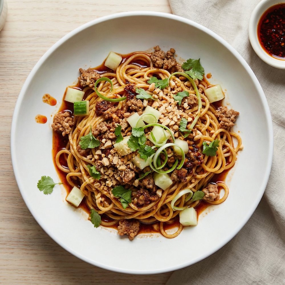 Sichuan-Style Dan Dan Noodle Bowl