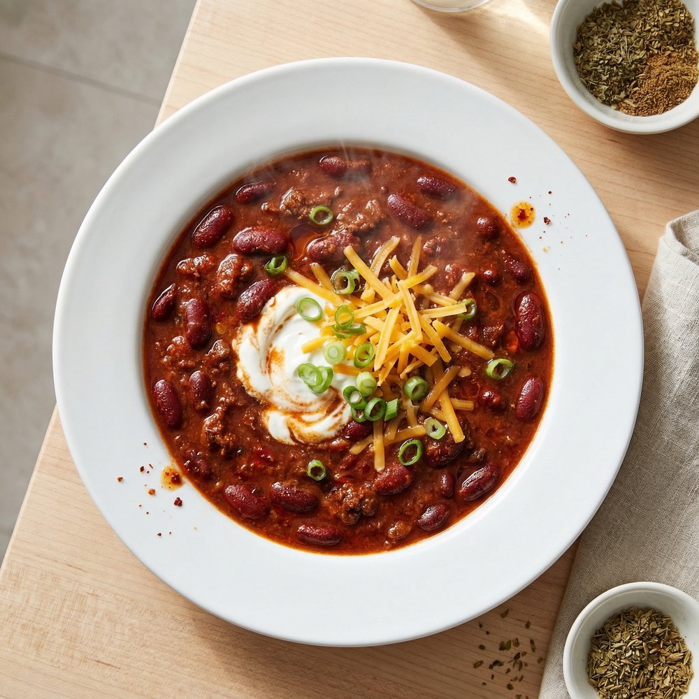 Fiery Beef and Bean Chili