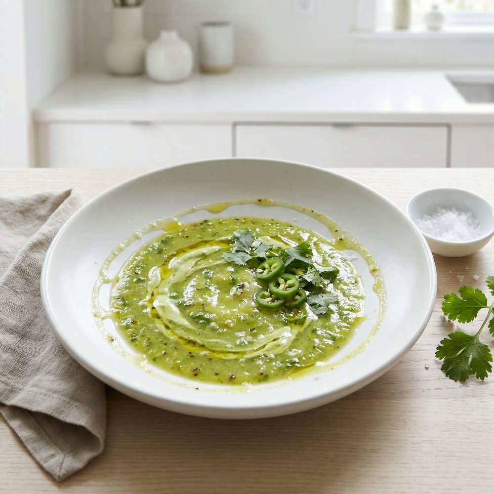 Mexican Spicy Tomatillo Sauce