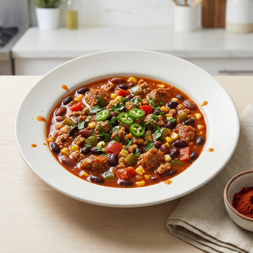 Station 2 Lean Turkey & Sausage Chili