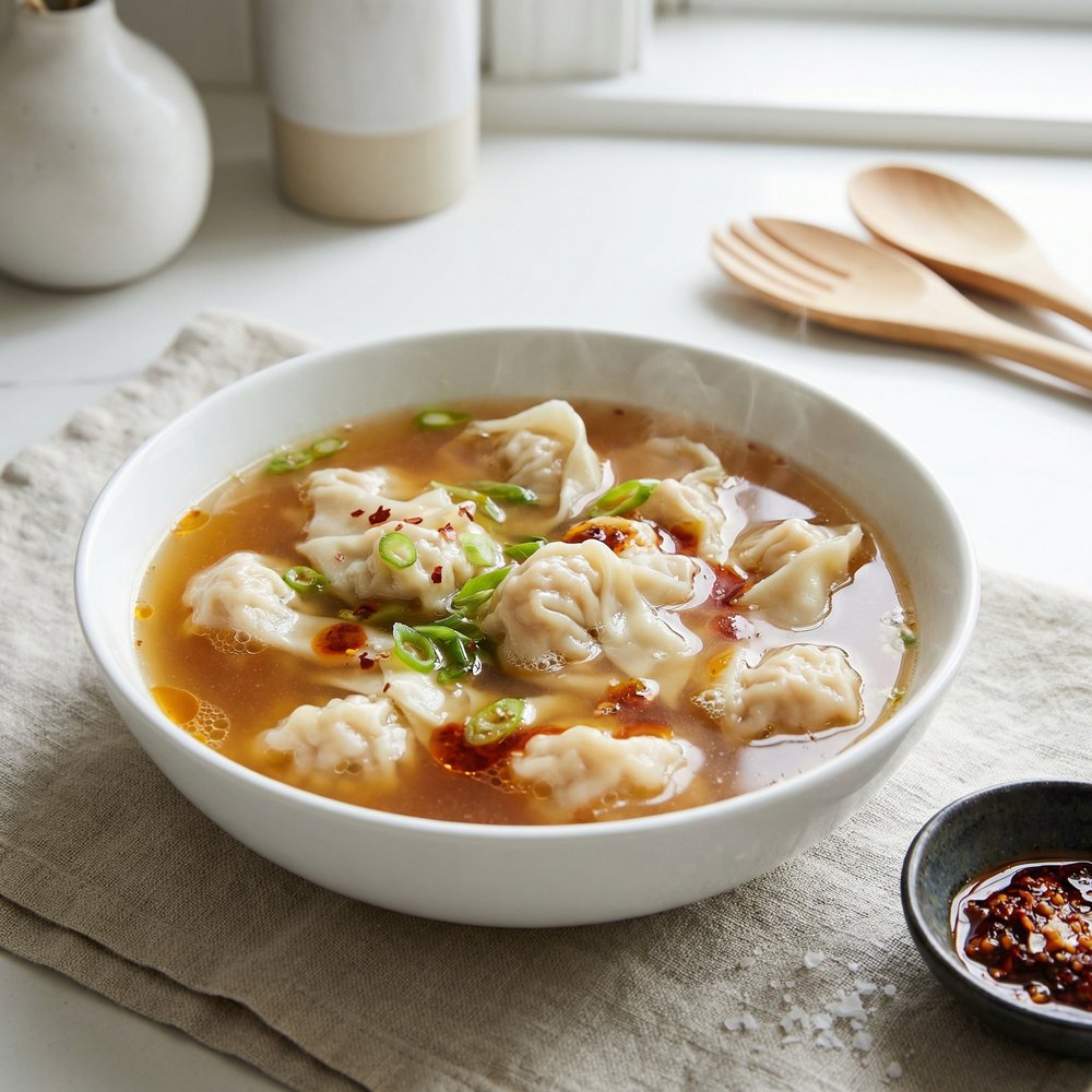 Wonton Soup With A Kick
