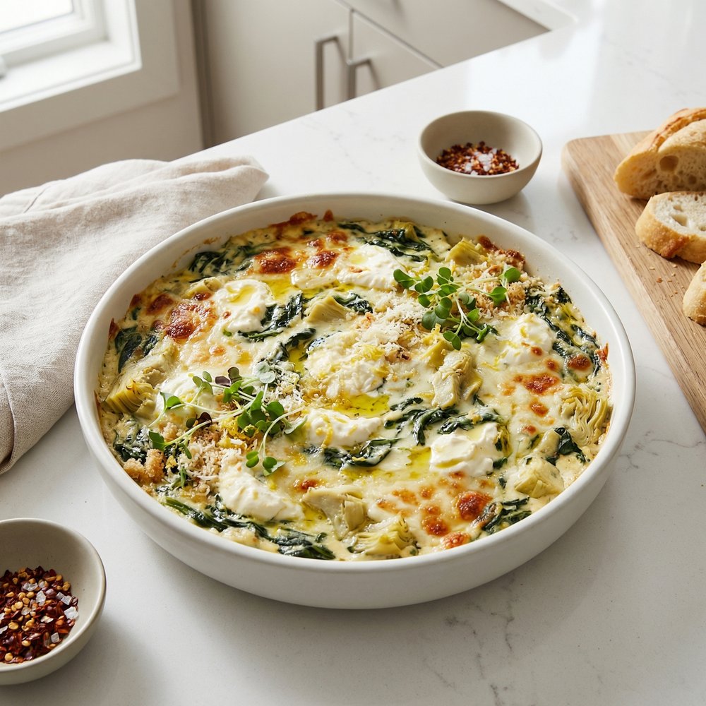 Florentine Artichoke Dip