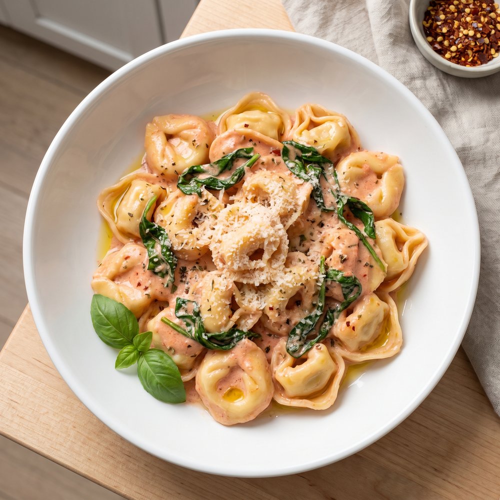 Spinach Tomato Tortellini