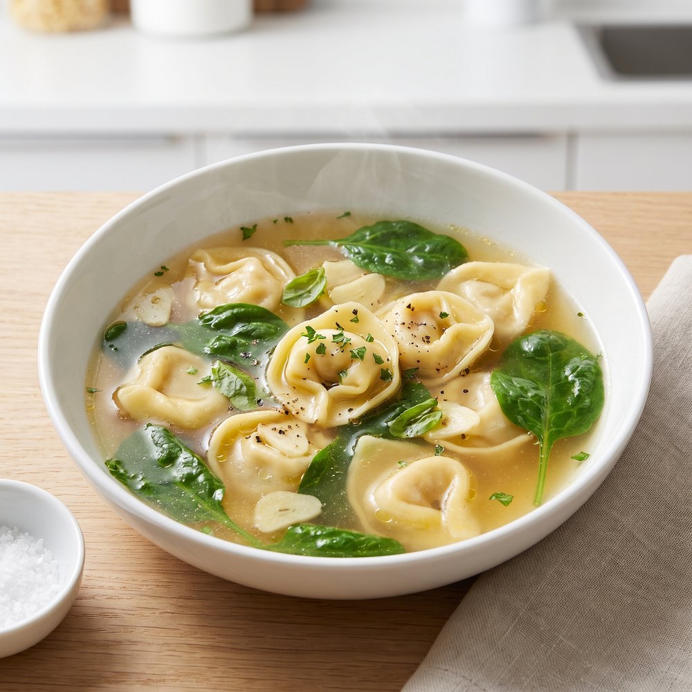 Spinach Tortellini Soup