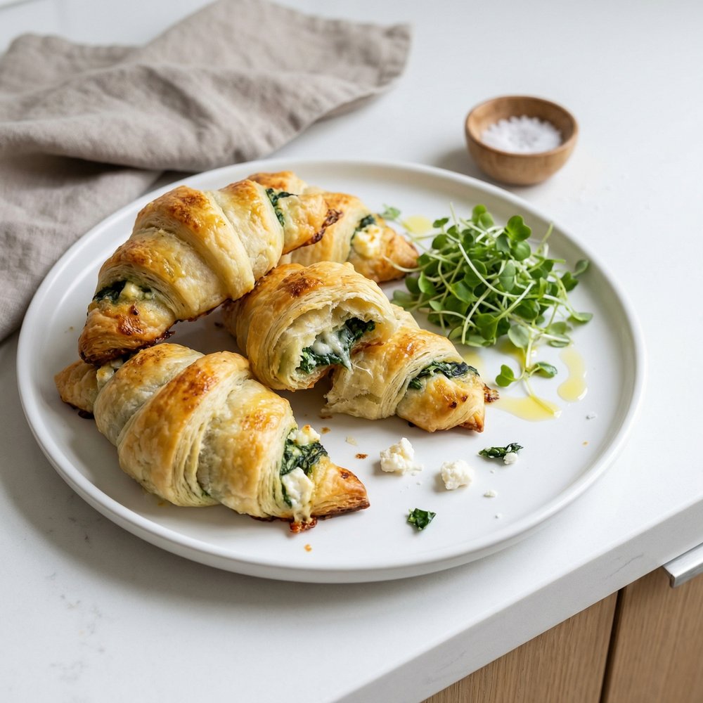 Spinach Feta Crescent Rolls—Only 3 Ingredients!