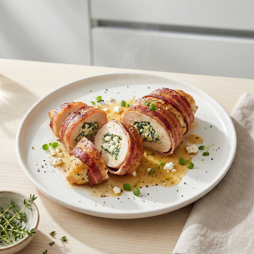 Spinach-Stuffed Chicken Breasts