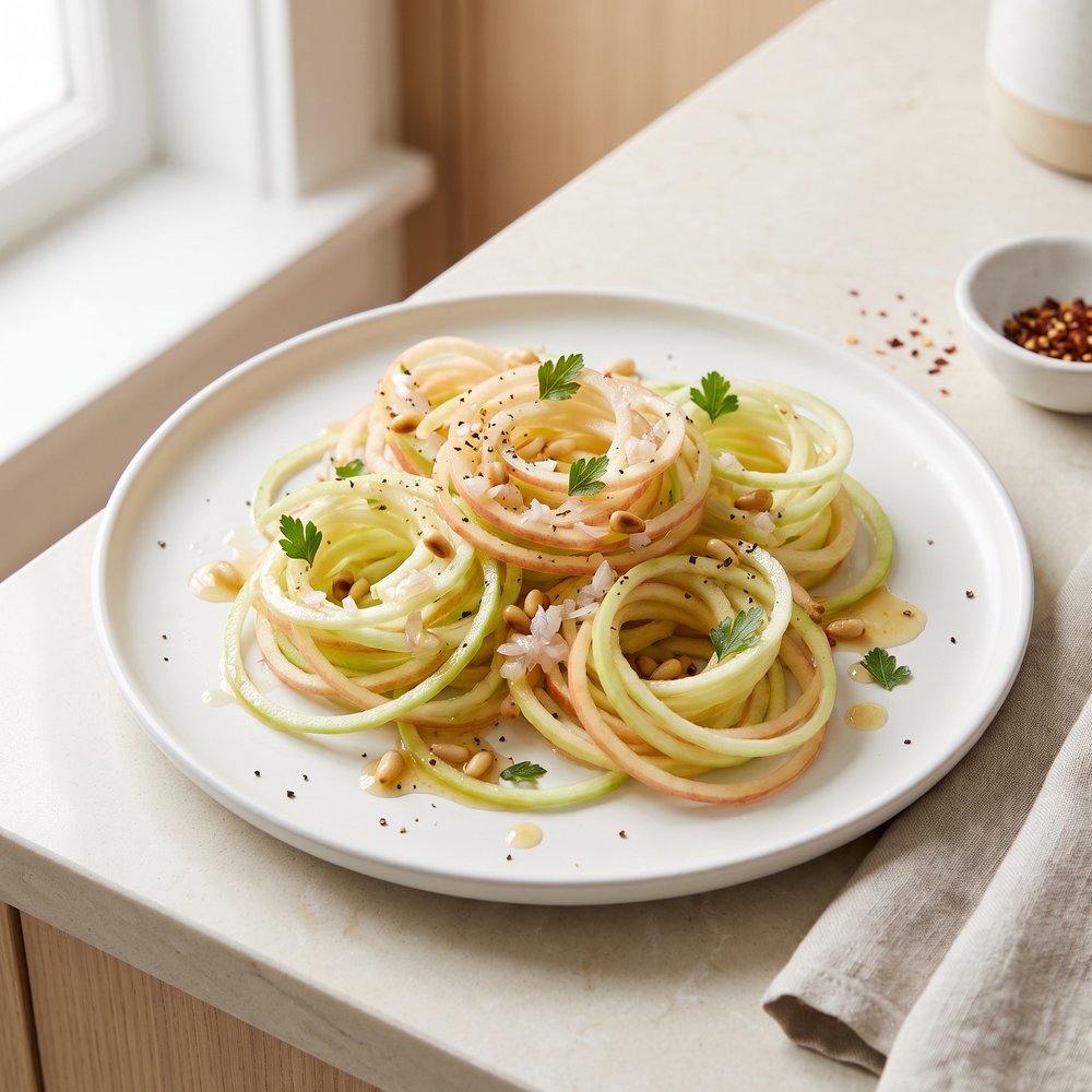 Spiralized Apple Salad