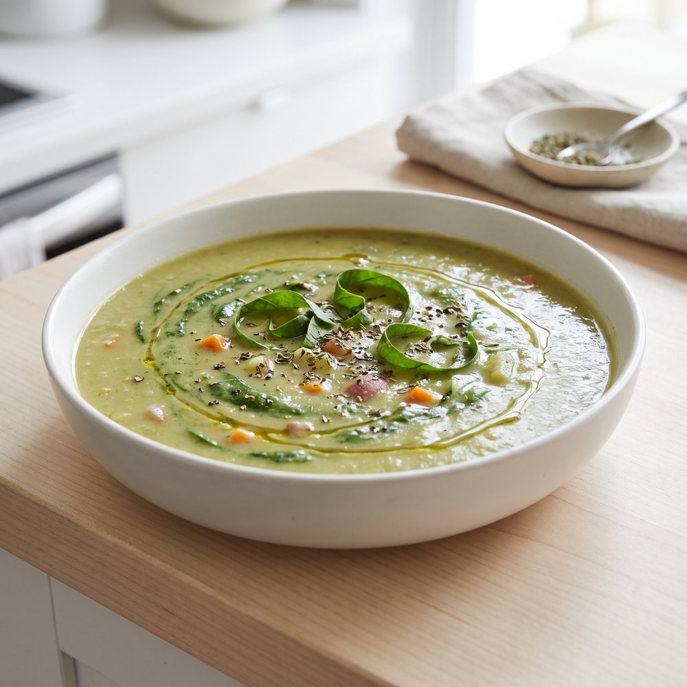 Split Pea Soup with Tofu