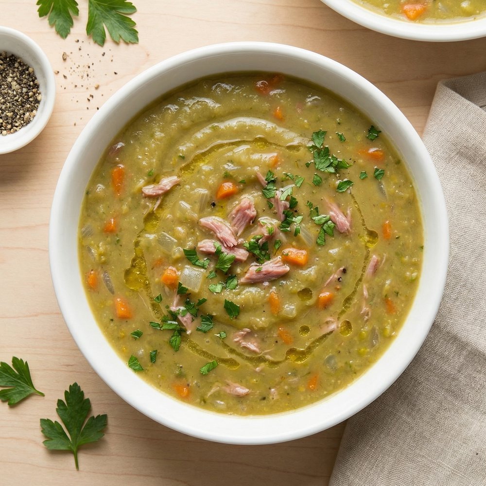 Simple Split Pea and Ham Soup