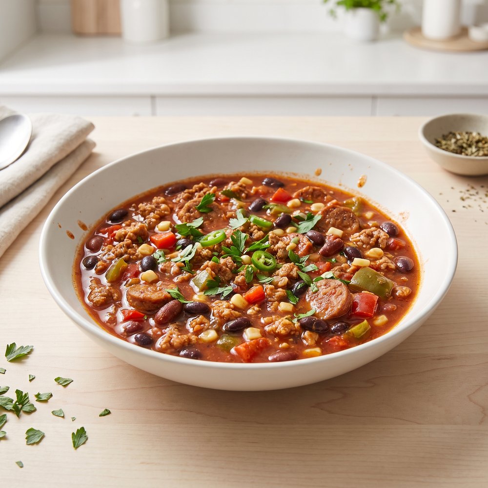 Station 2 Lean Turkey & Sausage Chili