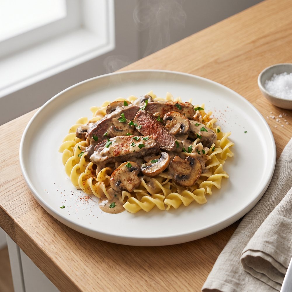 Steak Beef Stroganoff
