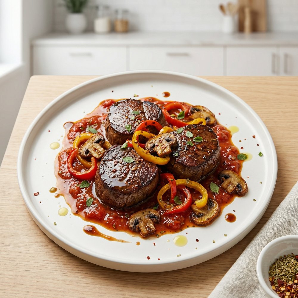 Chef John's Pizzaiola-Style Beef Medallions