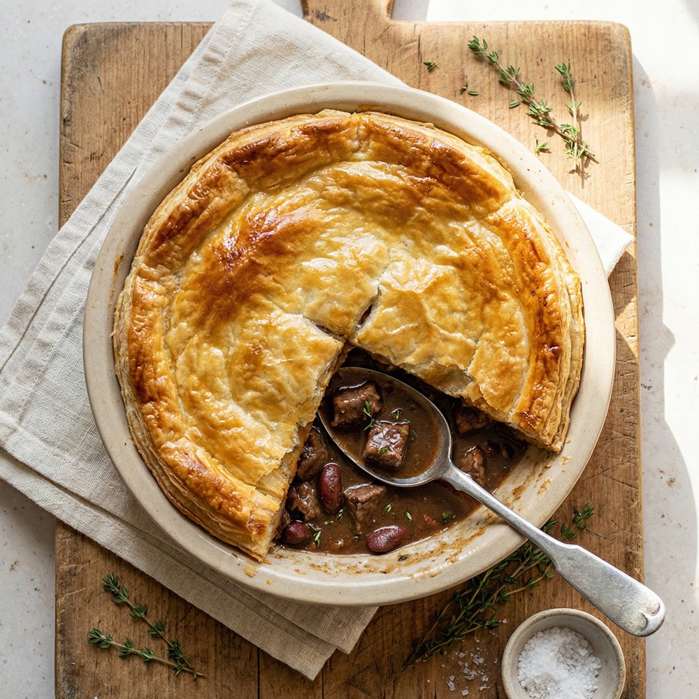 Classic Steak & Kidney Pot Pie