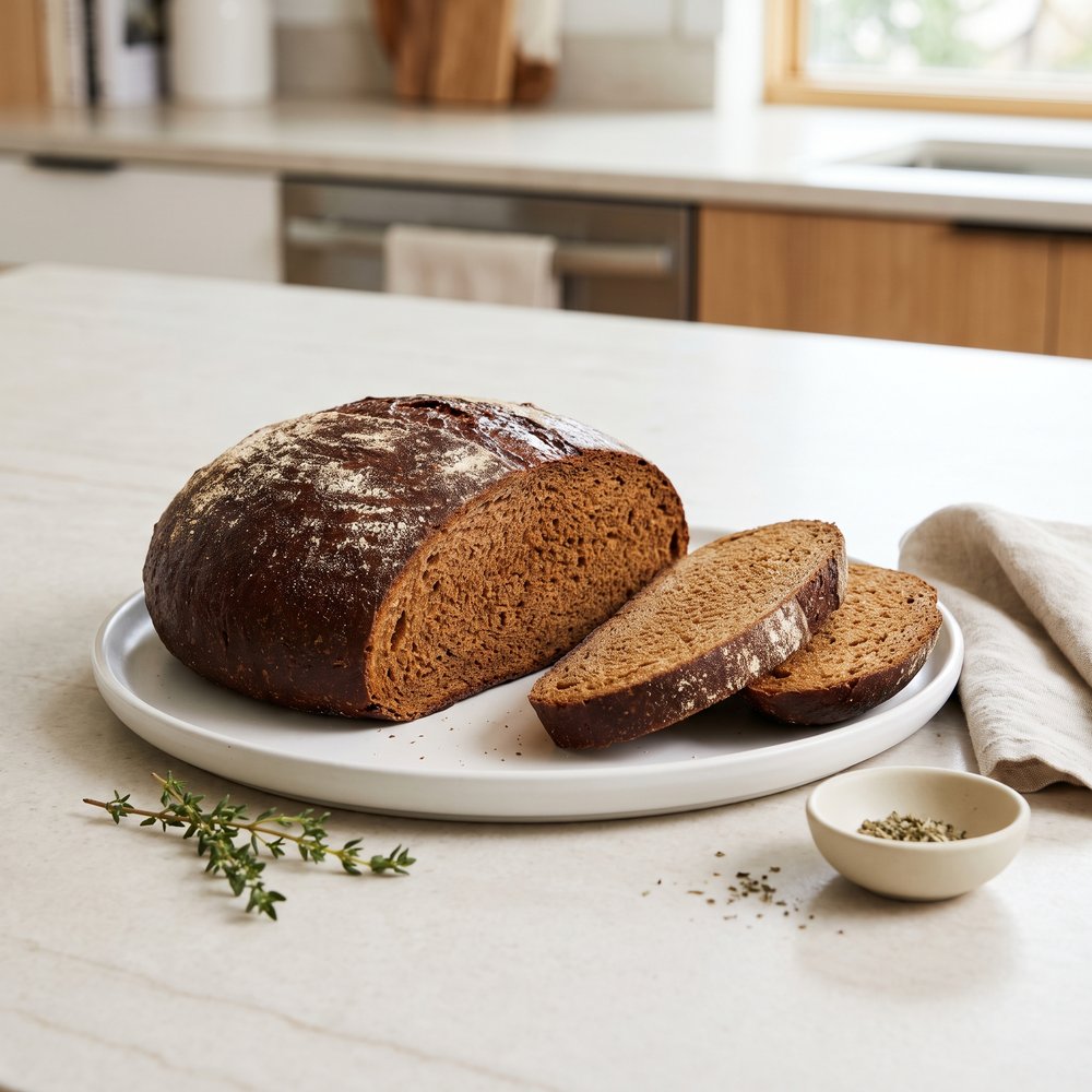 Steakhouse-Style Black Rye Bread