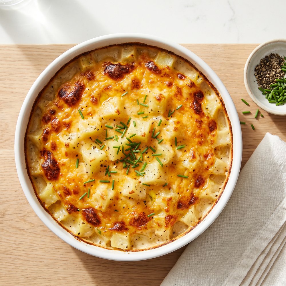 Steakhouse-Style Potatoes au Gratin