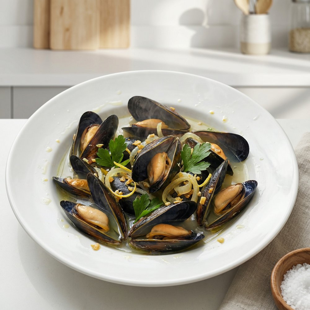 Classic Steamed Mussels