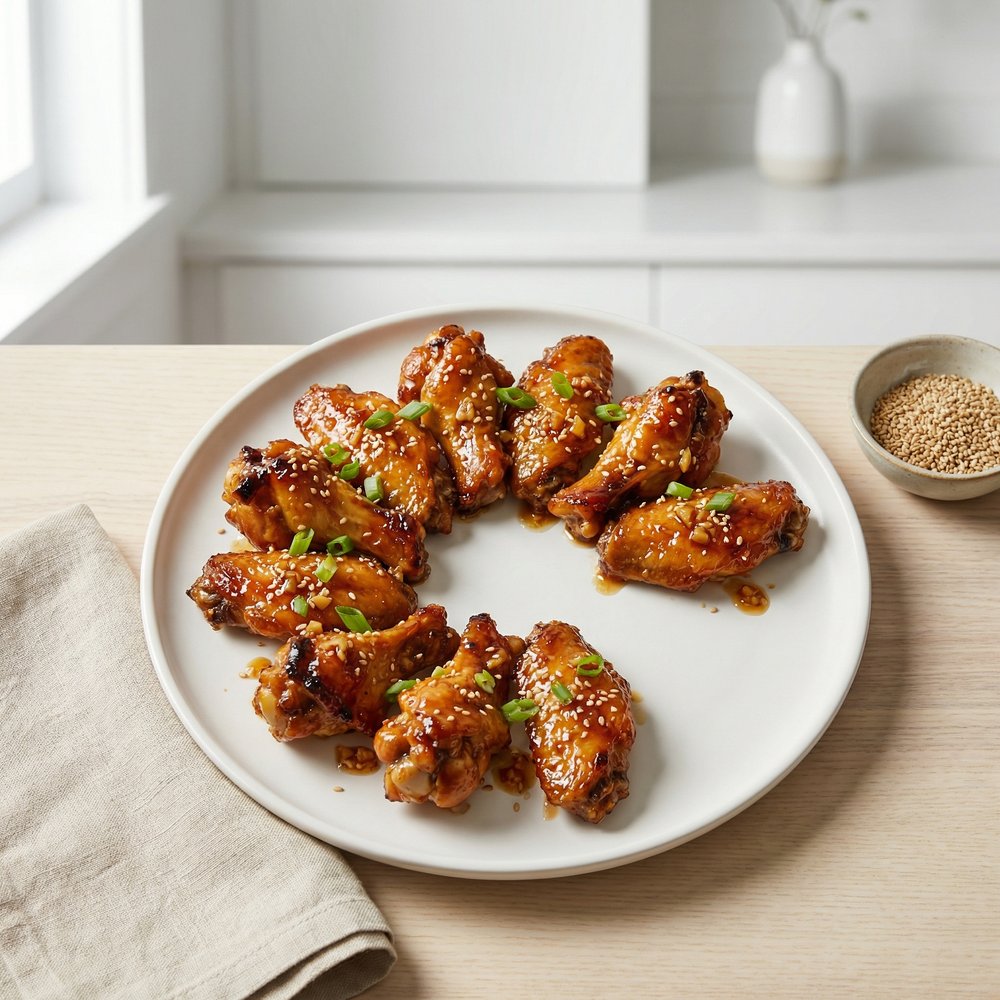 Krista's Sticky Honey Garlic Wings